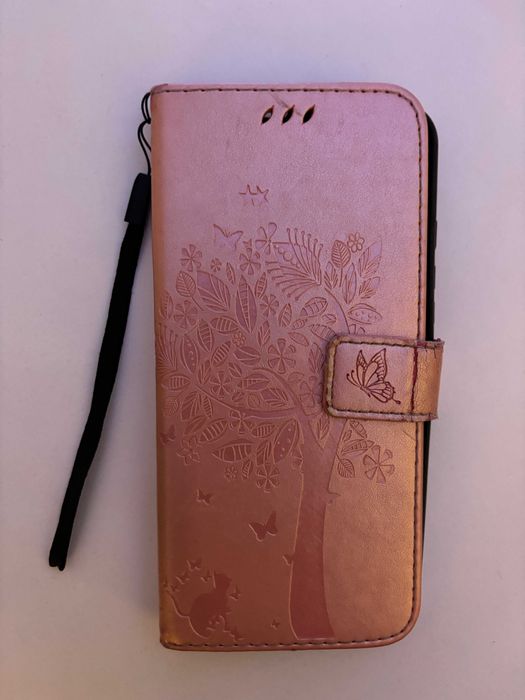 Husa roz, tip carte Motorola One Fusion Plus