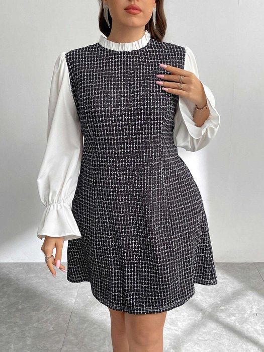 Елегантна рокля, Есенно -зимна рокля, Стилна рокля