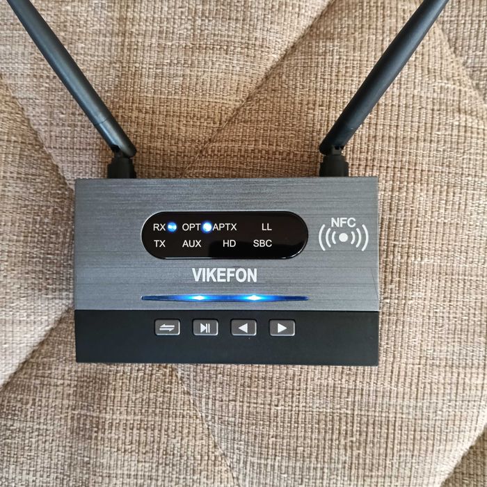 Hi-Fi Bluetooth 5 Receiver&Transmitter B22, Optical, AUX, AptX HD, NFC