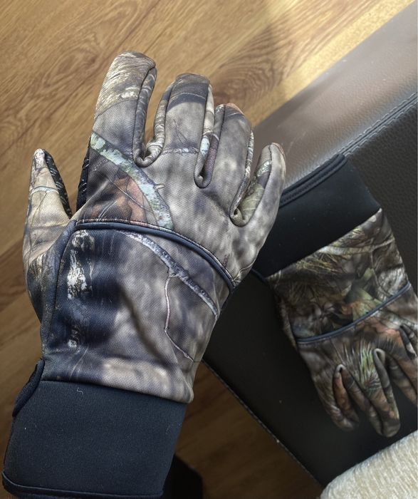 Зимни мъжки ловни,риболовни ръкавици тип камуфлаж