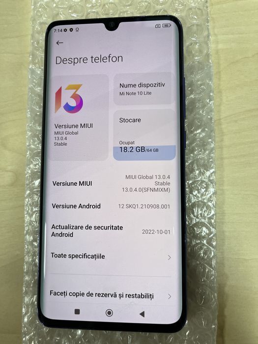 Xiaomi Mi Note 10 Lite 64GB Purple ID-rxe209