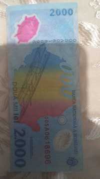 Bancnota 2000 lei anul 1999