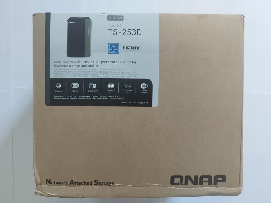 Nas QNAP TS-253D ! Sigilat !