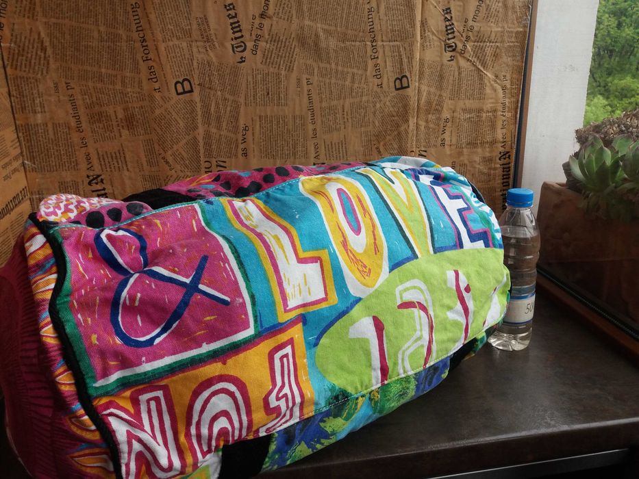 текстилна чанта,Desigual,голяма пътна торба,сак