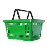 Vand cos cumparaturi verde - 22 sau 28 litri