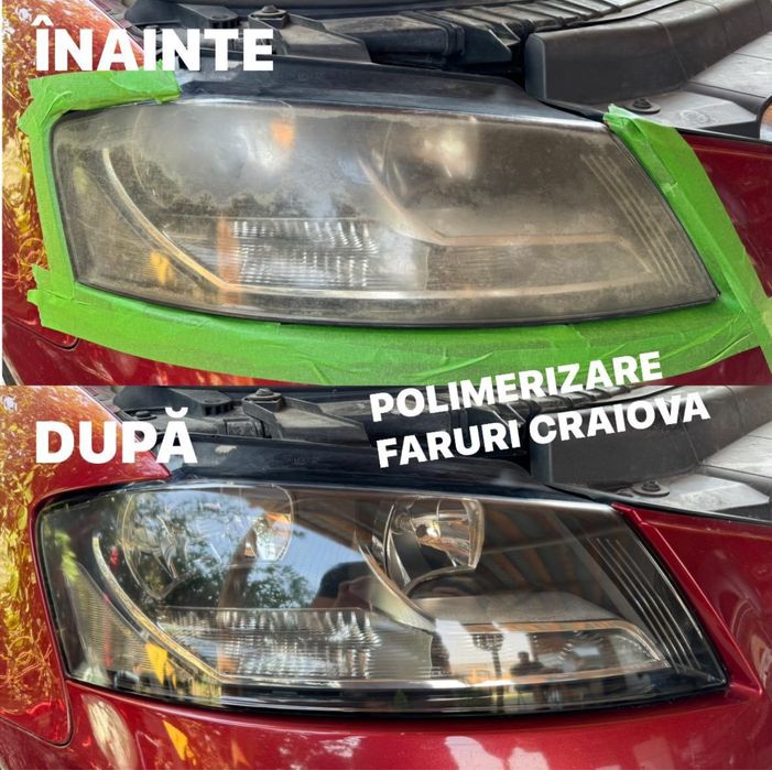 Polish faruri / Polimerizare / Restaurare / Lustruire faruri - triple