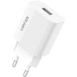 Vipfan E01 мрежово зарядно, 1x USB, 2.4A, бял