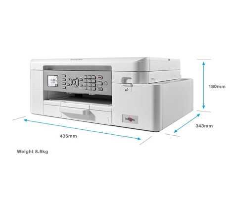 Мултифункционален принтер Brother MFC-J4340DW, цветен мастиленоструен