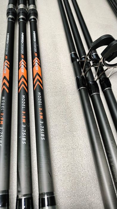 SET 3 Lansete CRAP EastShark 3 SEGMENTE 3.90M 3.75LBS