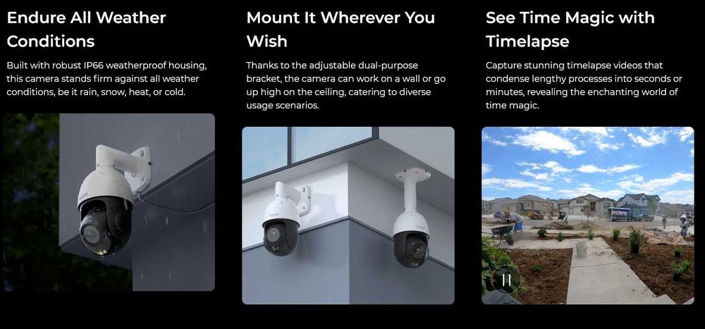 Reolink 4K 360° Auto-Tracking PoE 5X Optical Zoom RLC-823S1