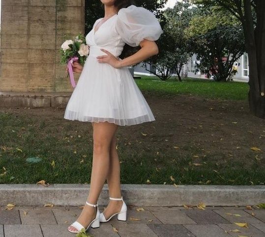 Rochie alba cununie