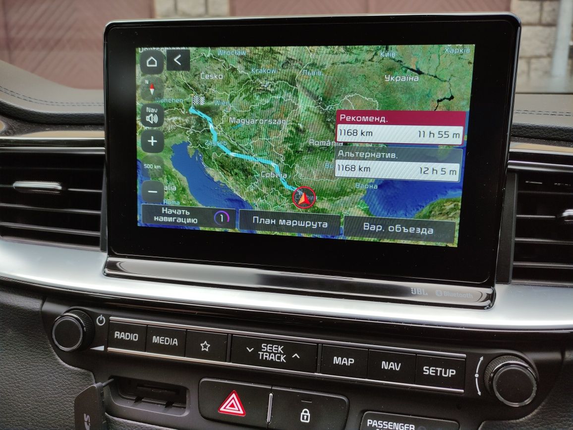 Карти за навигация АндроидАуто Киа Хюндай Hyundai KIA Конвертиране EU
