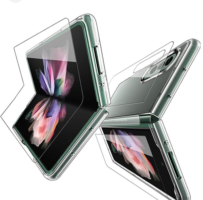 Samsung Z FLIP Z FOLD 3 4 5  Folie Silicon Full Body Interior Exterior