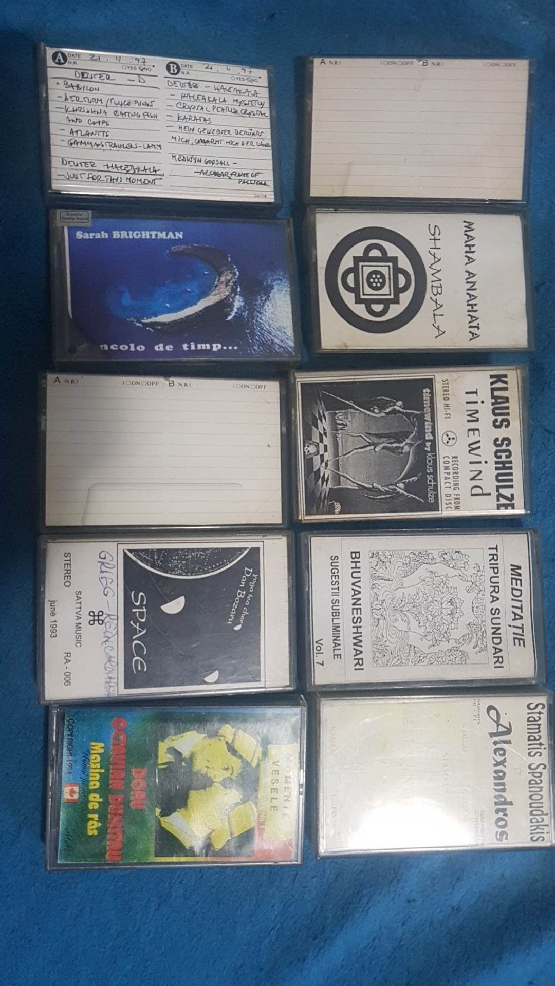 10 Lei bucata. Casete de colectie. Muzica electronica.. In Iasi.