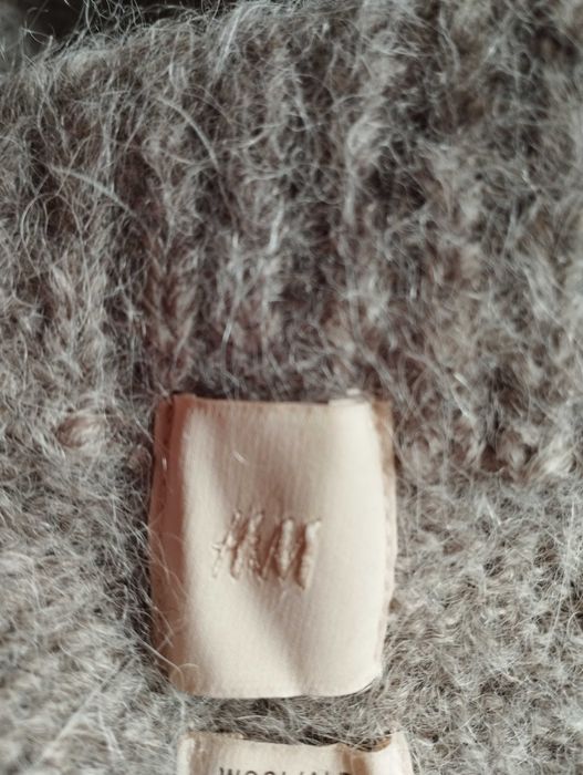 H&M алпака и вълна дамски сив пуловер