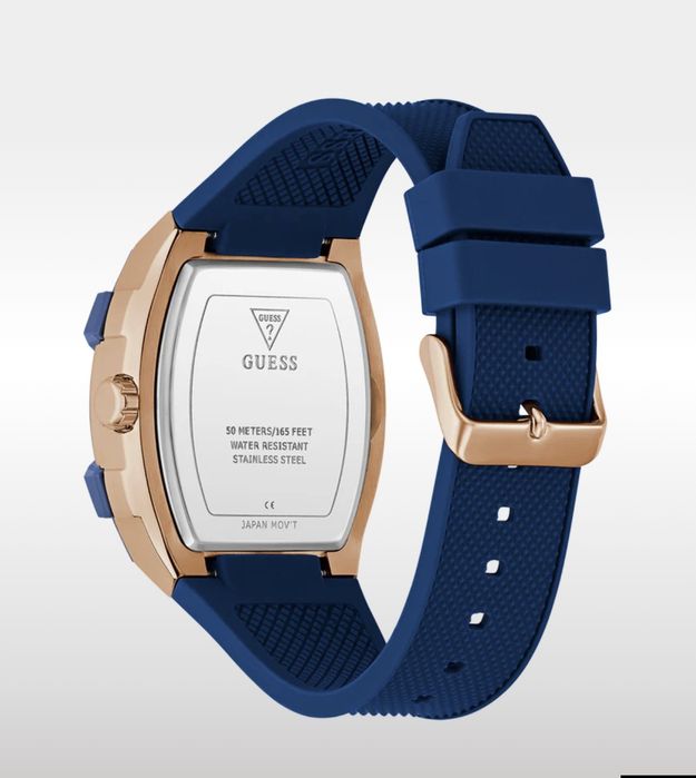 GUESS Supernova Blue & Gold – Елегантен спортен мъжки часовник