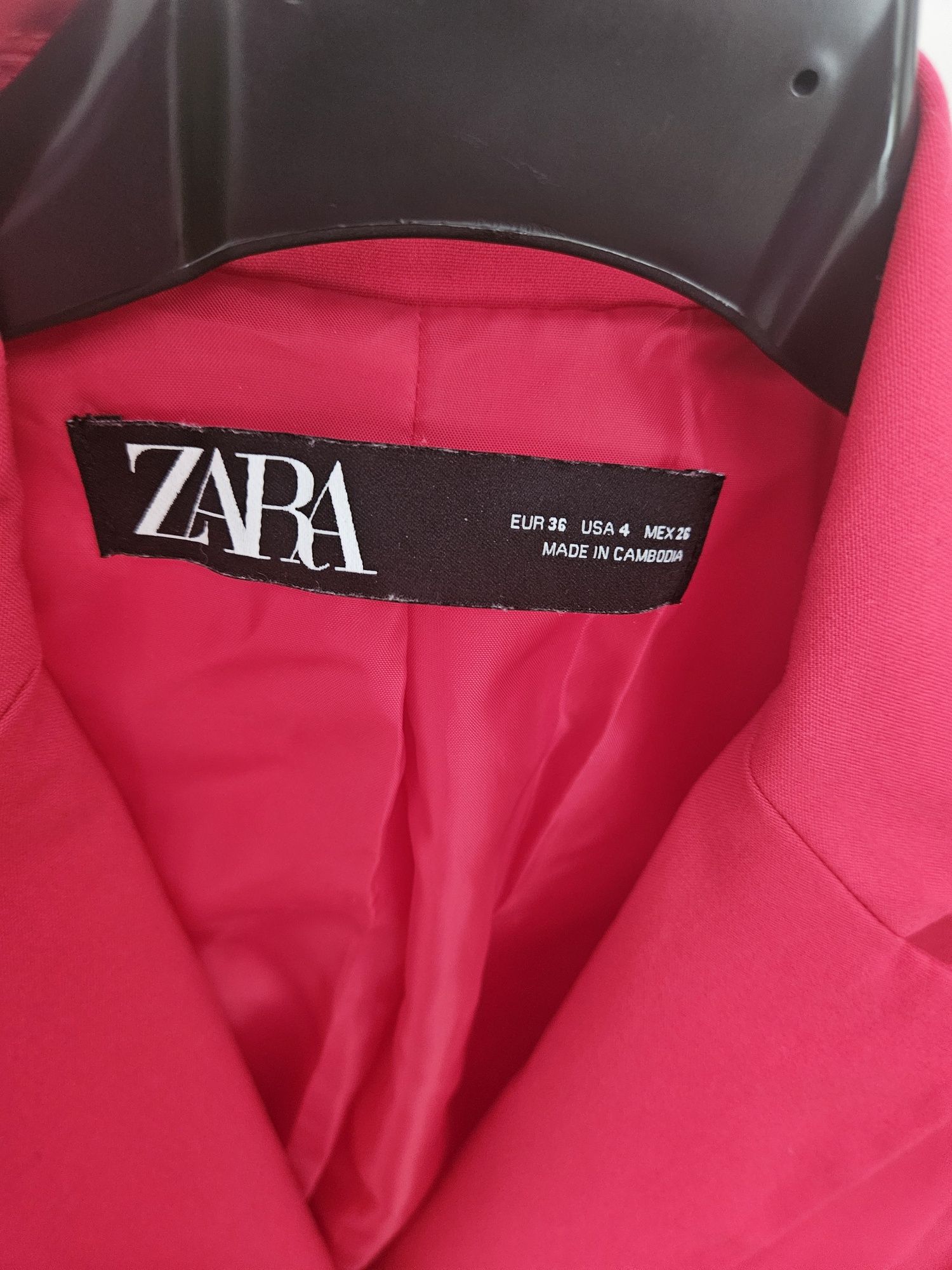 Sacou roz fucsia de dama, marimea 36, transport gratuit