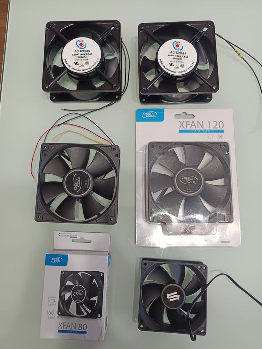 Ventilatoare cooler 12v si 220v pachet