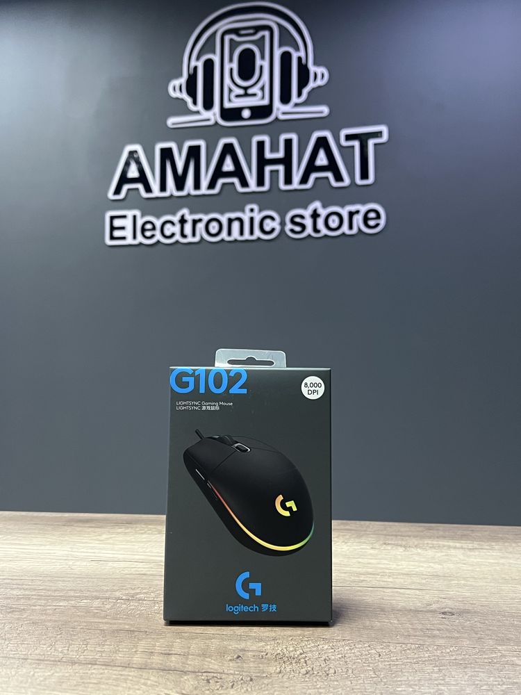 Мышь Logitech G102 Lightsync черный