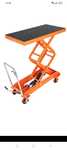 Carucior hidraulic cu platforma