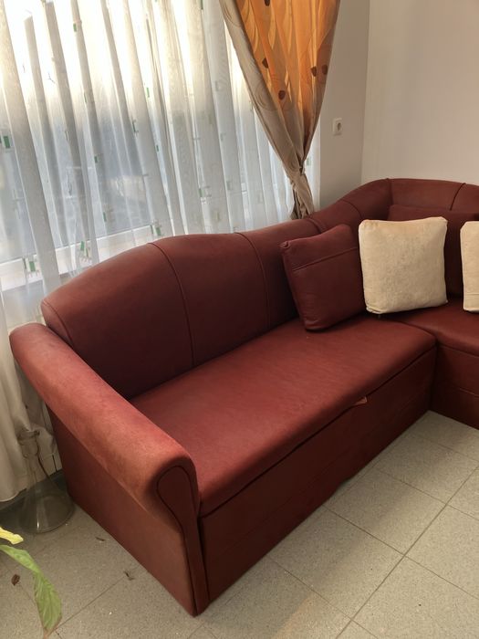 Ъглов разтегаем диван