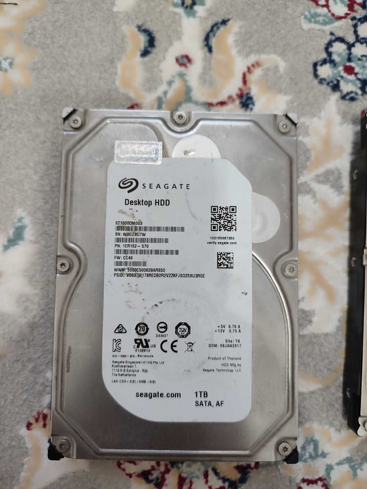 Жесткий диски 1,5 тб, 2 тб HDD