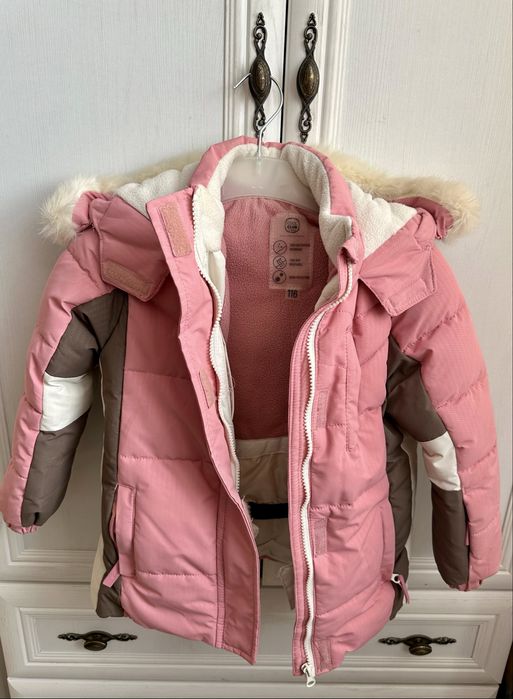 Geaca fete cu gluga SMYK de iarna/ski marimea 116