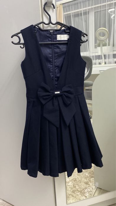 Сарафан детский школьный синий 110 см ростовка