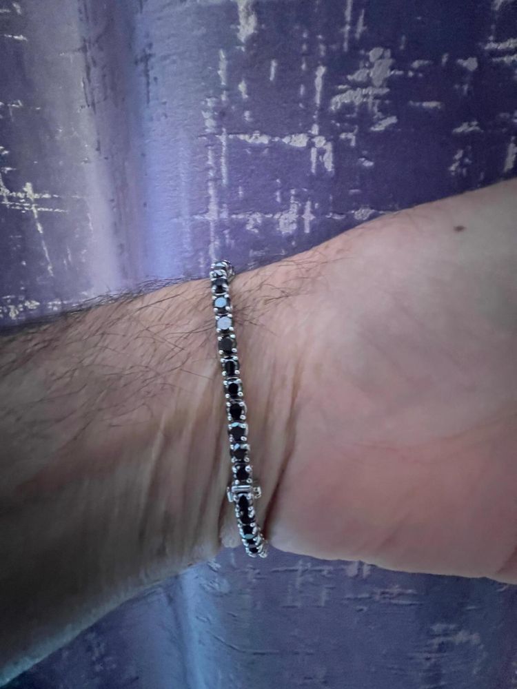 Bratara aur 18k tennis cu diamante