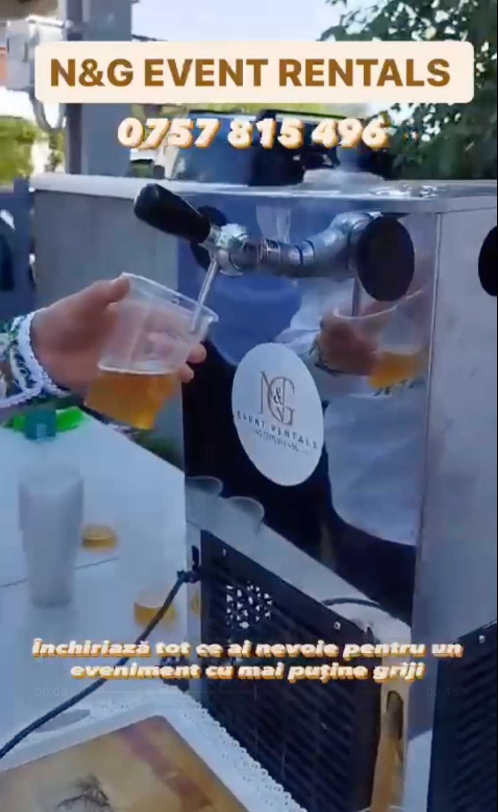Dozator de bere - închiriere pentru evenimente