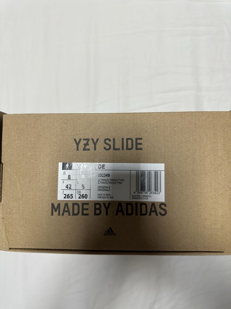 YEEZY Slides - Granite and Slate Marine