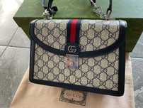 Geantă mică Gucci Ophidia originală Mâner superior și curea de umăr