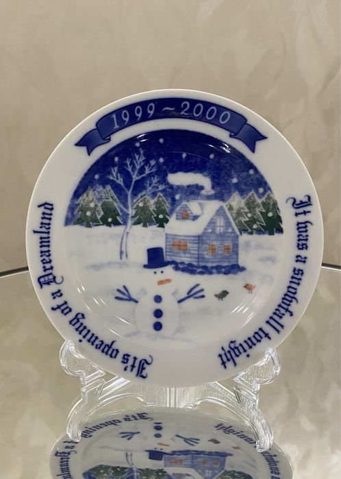 Тарелка рождественская