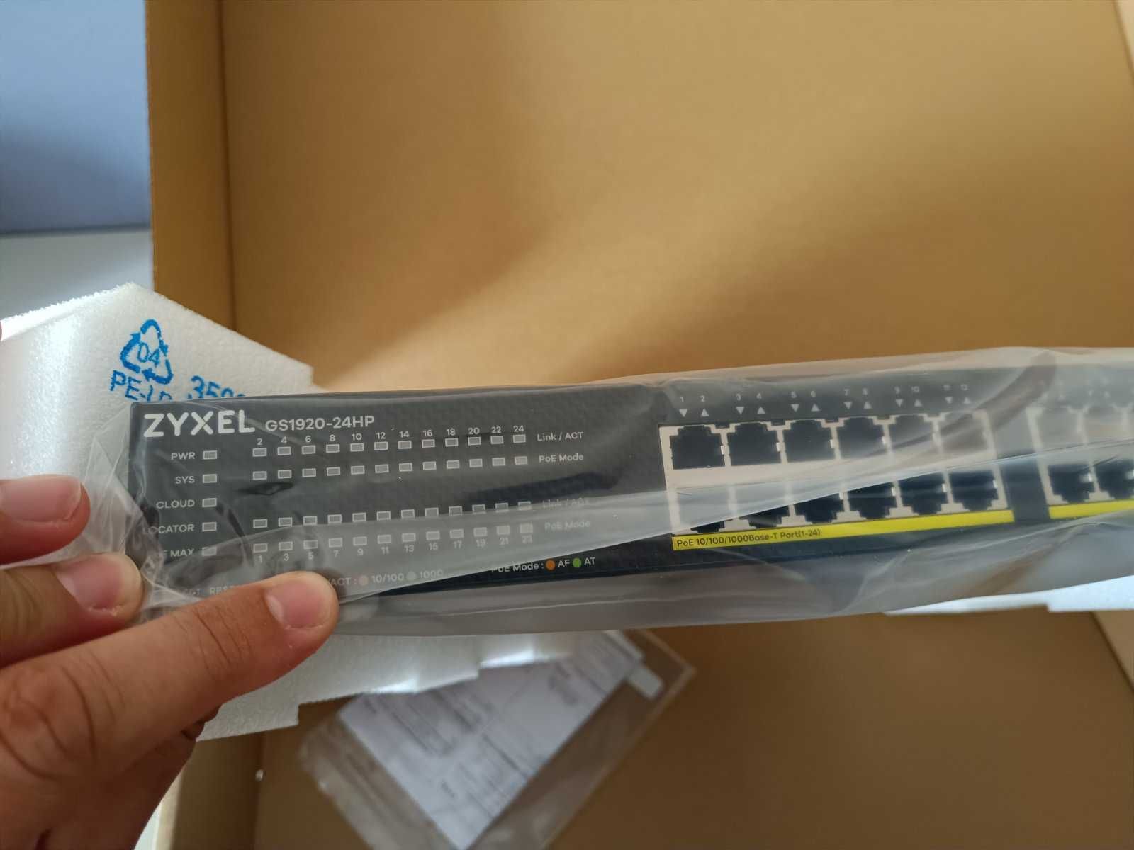 Zyxel GS1920-24HPV2 Управляем гигабитов суич