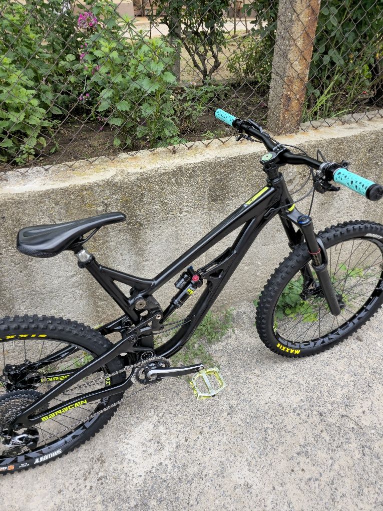 Saracen 27.5 Ендуро велосипед, Rockshox Yari,  Fox Dp x2, 1x11 SLX Shi