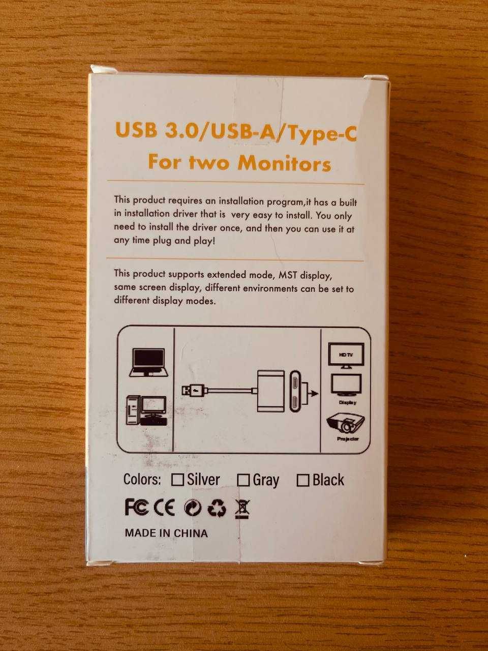 Dual HDMI to USB / Type-C adapter