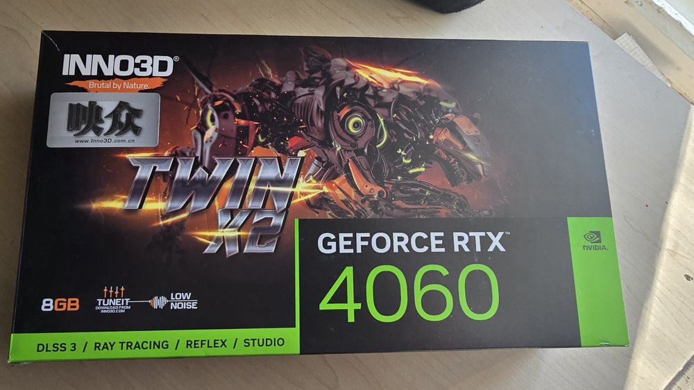 Видеокарта INNO3D GeForce RTX 4060 TWIN X2
