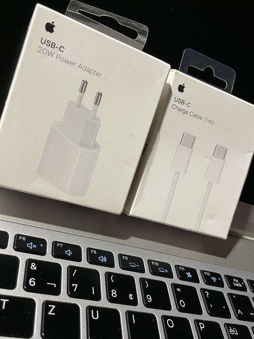 Adaptor Priza încărcător 20w Apple + Cablu