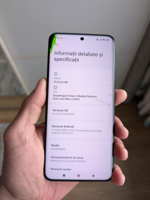 Xiaomi 14 ultra black 16/512gb vandut