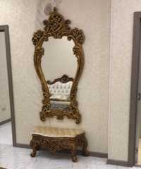 Комплект зеркало со стулом