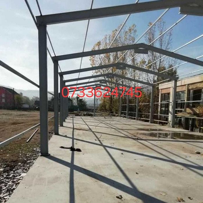 Hale si structuri metalice din stoc prorpiu la pret de producator