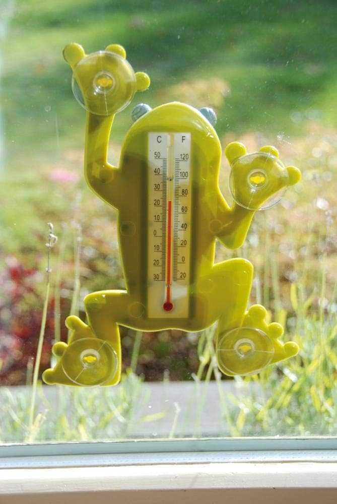Broscuta meteo cu ventuze pentru geam rezistent la intemperii 24x18 cm