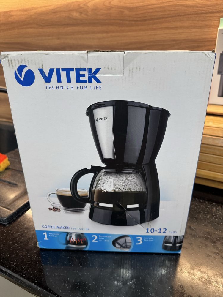 Продам абсолютно новую капельную кофеварку Vitek
