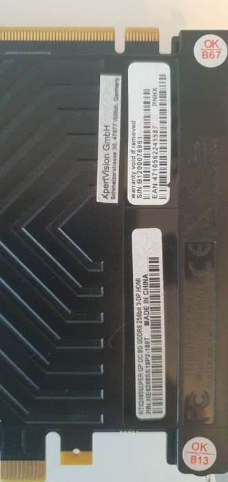 RTX 2080 Super Palit defect