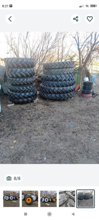 Roti tractor inguste