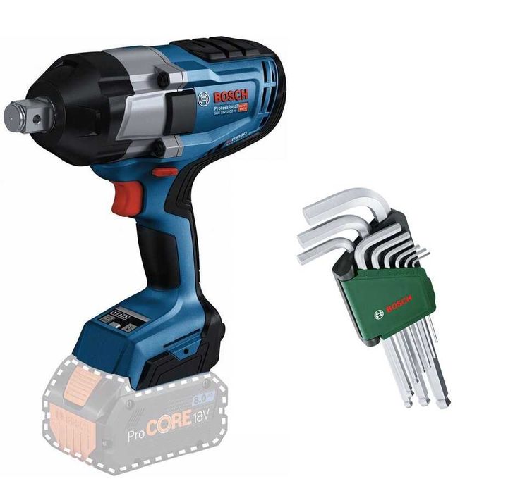 Промоция!Акумулаторен ударен гайковерт GDS 18V-1050 H Bosch