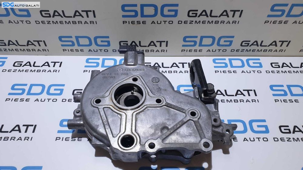 Capac Suport Pompa Vacuum cu Pinion Ax Came Distributie Motor Mazda 5 2.0 D 2005 - 2010 Cod RF7J10600 RF7J S5209 [V0725]