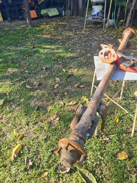 Punte remorcă  cu anexe pentru motocultor