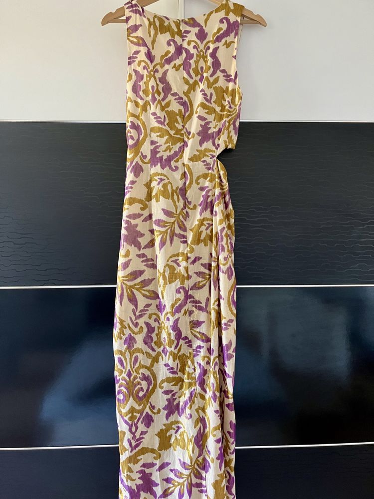 Rochie cu efect metalizat