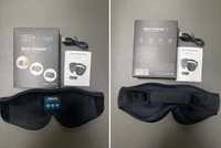 Bluetooth маска за очи, безжични плоски слушалки, 3D контур за очи